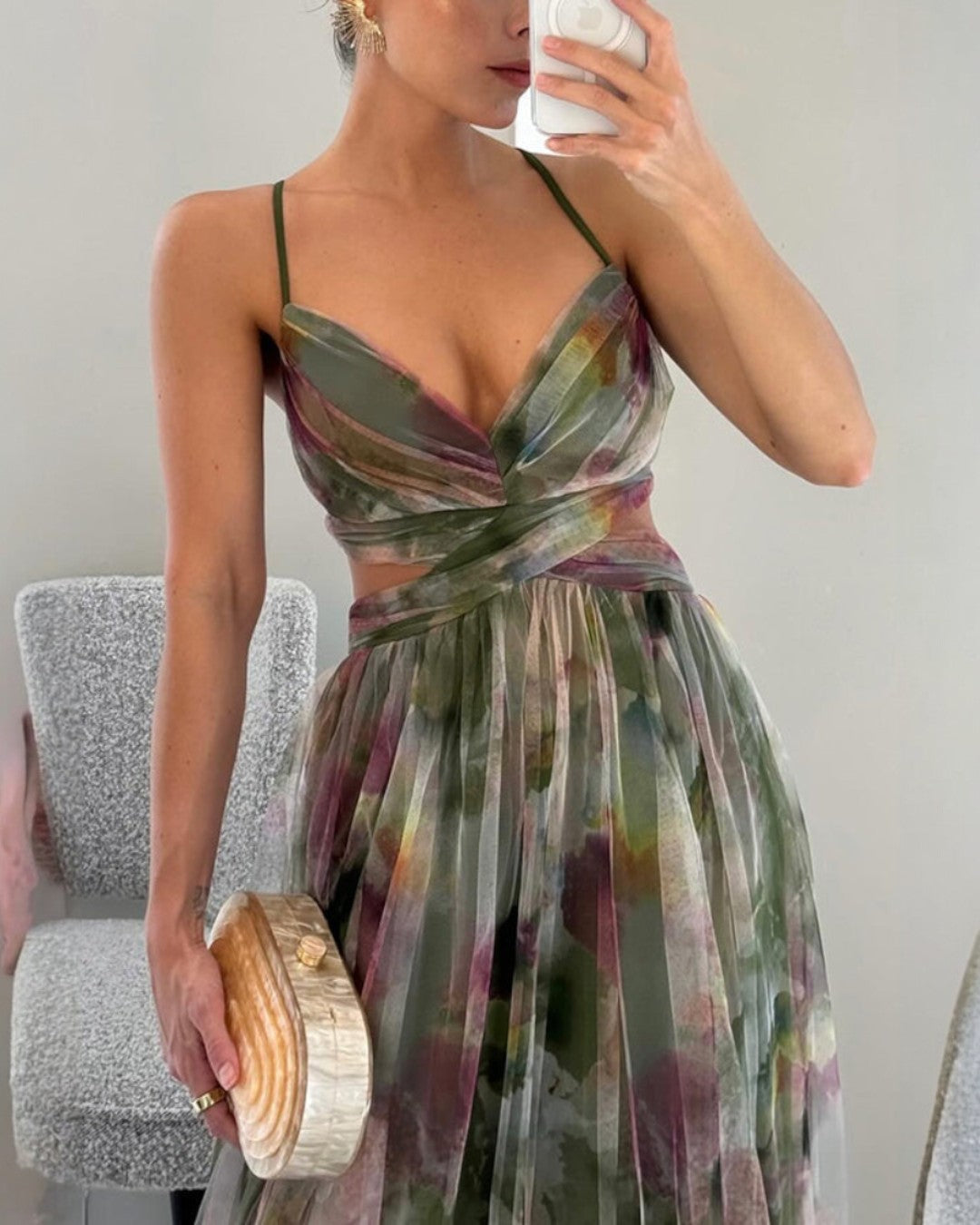 Giselle™ - Vestido largo floral con un encanto irresistible