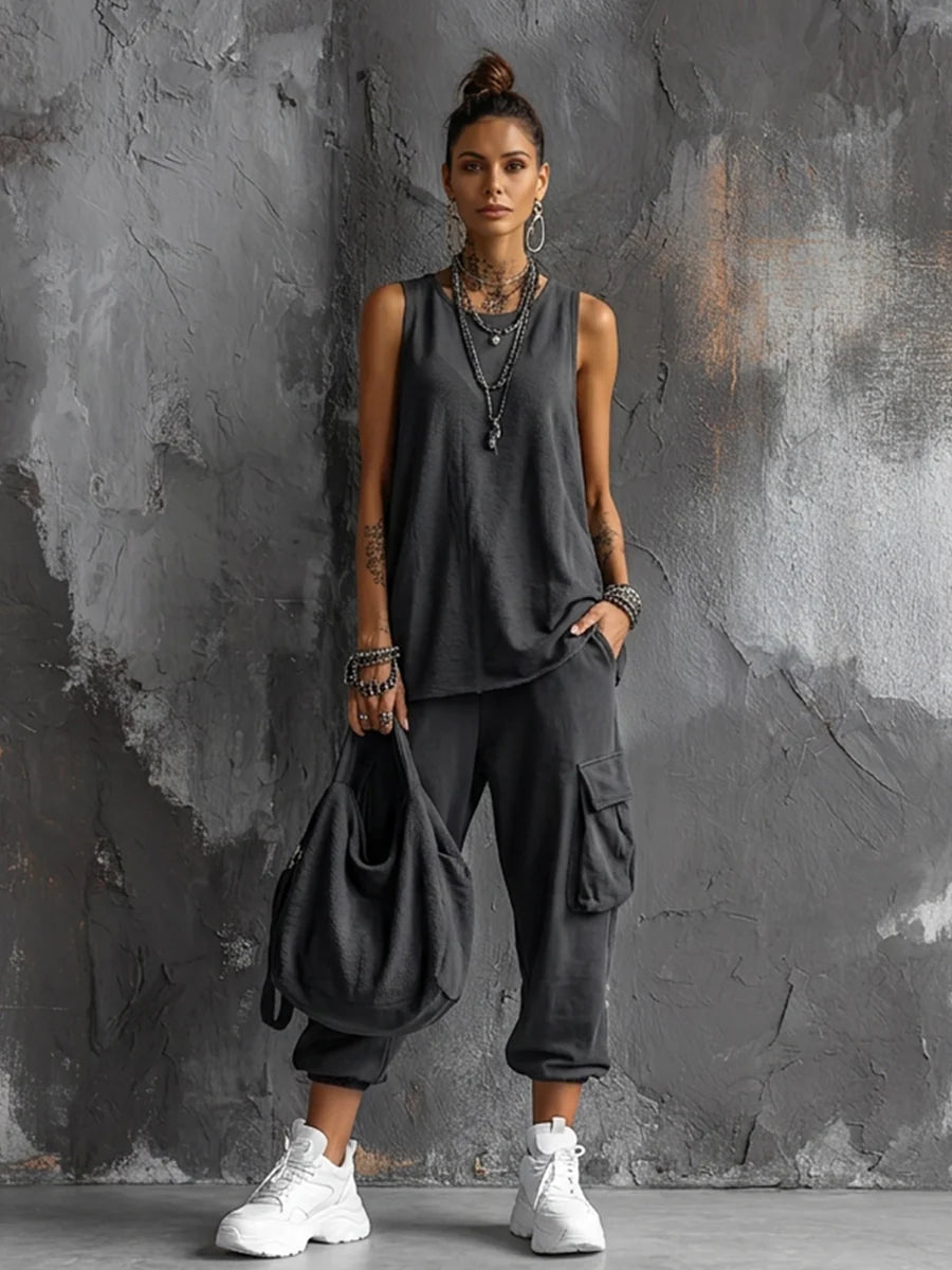 Noemi I un look informal con un toque urbano