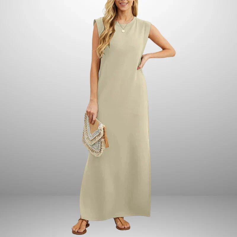 Lucía™ | Vestido largo primaveral fluido