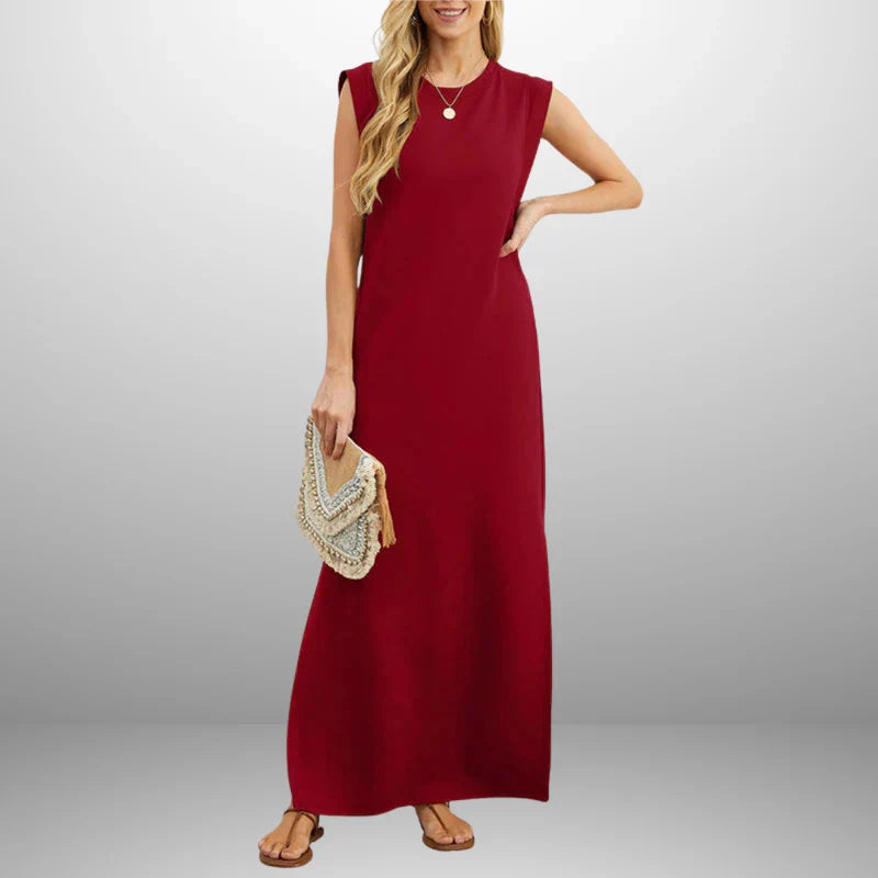 Lucía™ | Vestido largo primaveral fluido