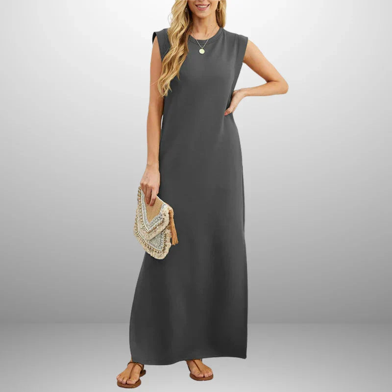 Lucía™ | Vestido largo primaveral fluido
