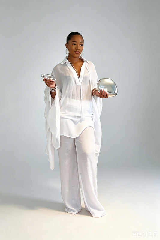 Oversized Tunic & Pants Set