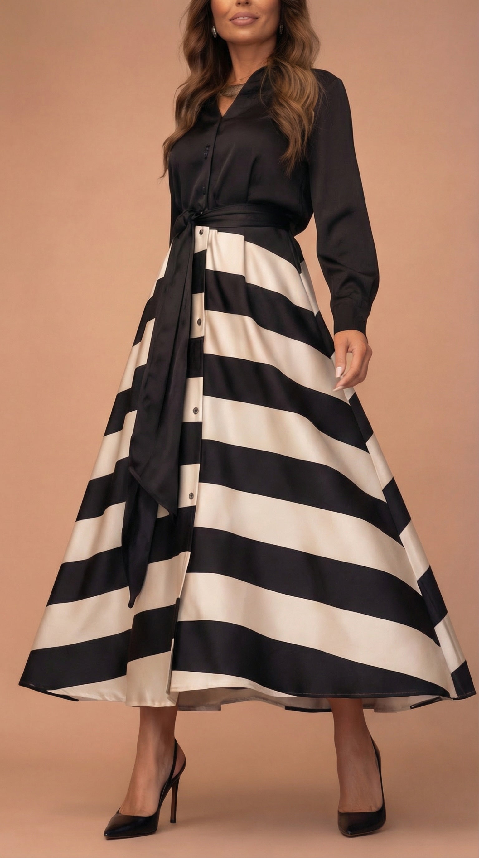Vestido Rioja - Elegante con lazo