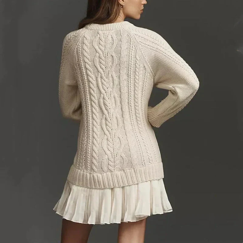 Vestido Maya de punto trenzado